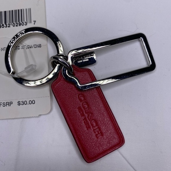 Coach Accessories - COACH Leather Keychain